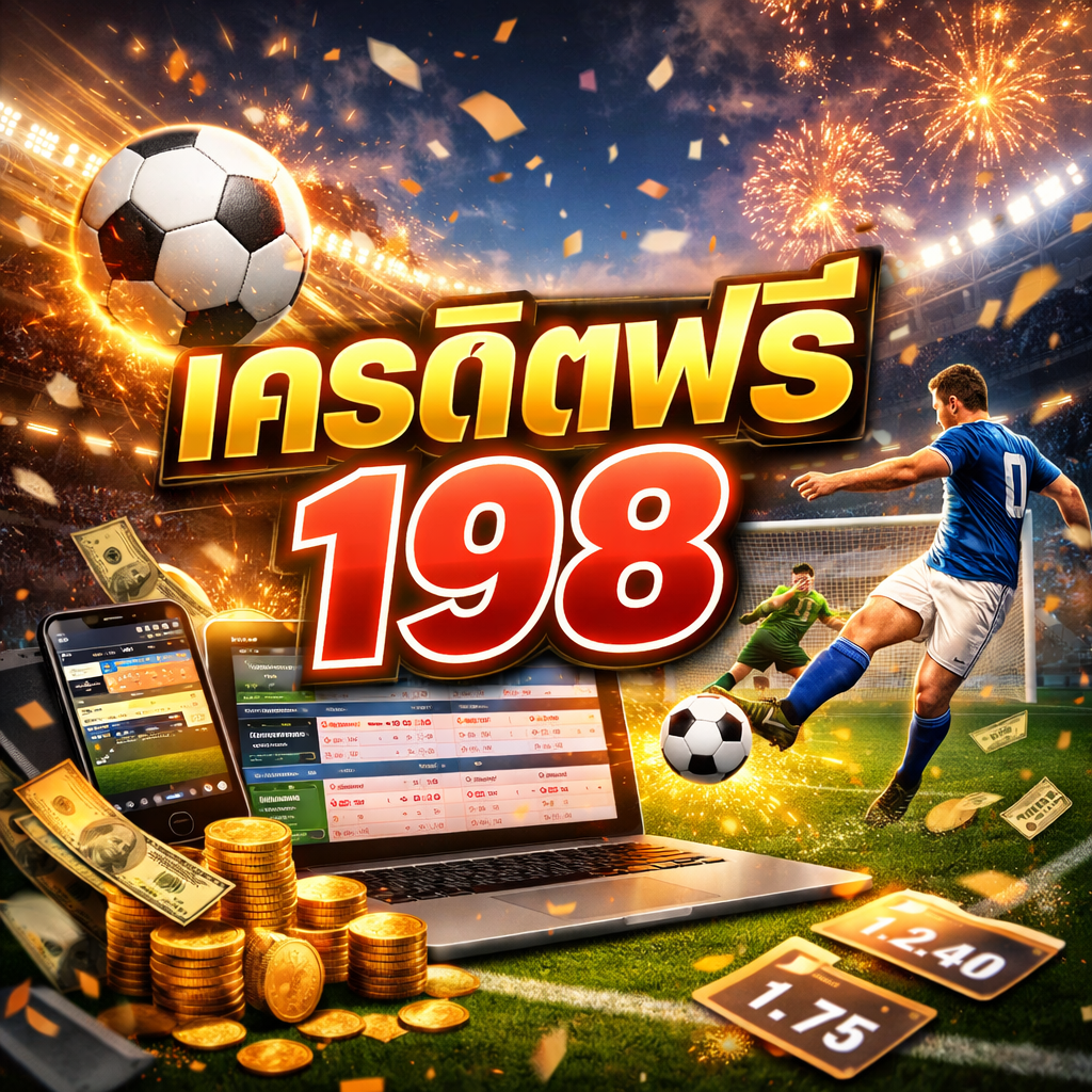 เครดิตฟรี 198 โปรโมชั่นแทงบอลไม่ต้องฝากที่เริ่มเล่นได้ทันที รวดเร็ว กำไรคุ้มค่าที่สุด