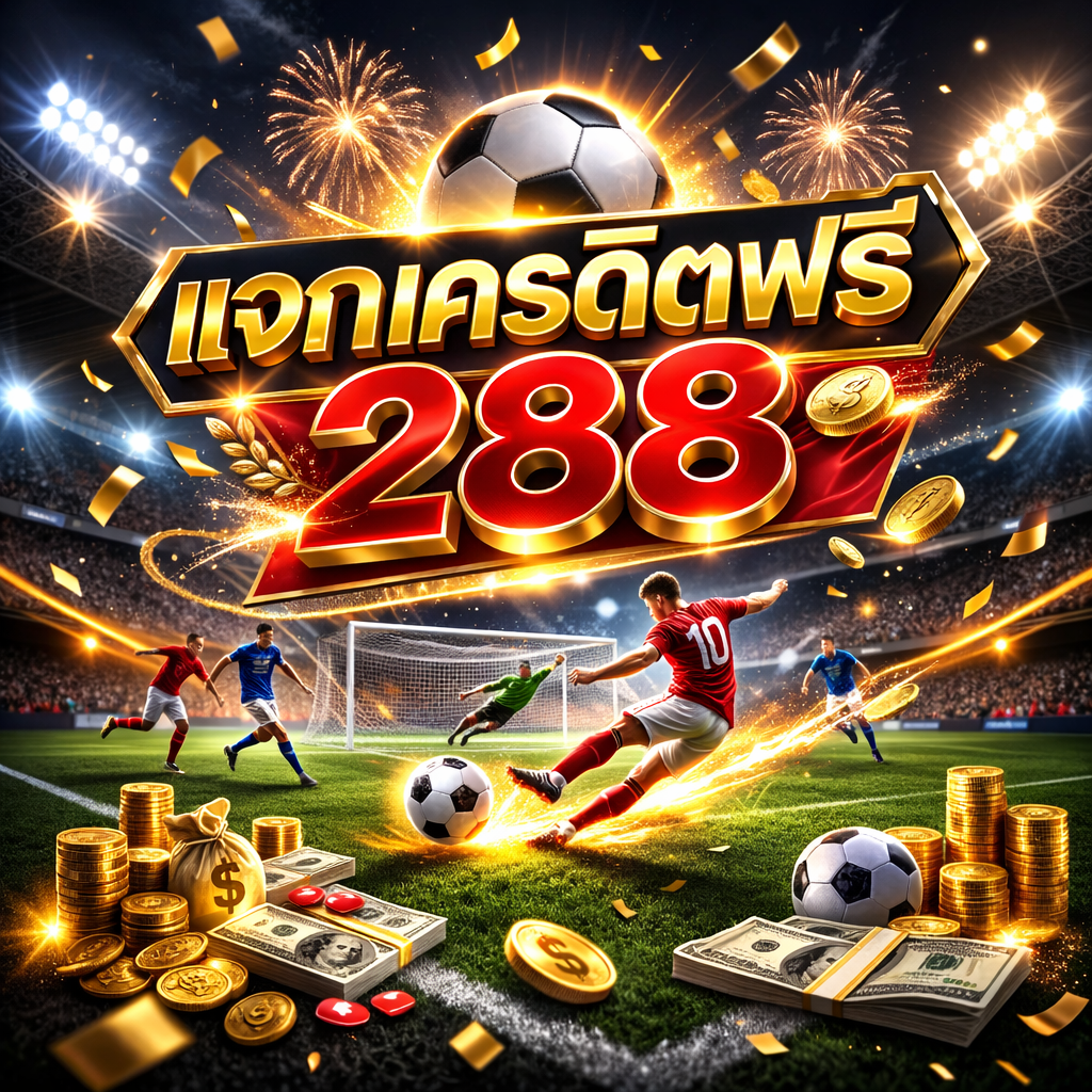 วิธีรับเครดิตฟรี 288 สำหรับแทงบอลครบทุกตลาดการเดิมพัน แบบไม่ต้องฝาก