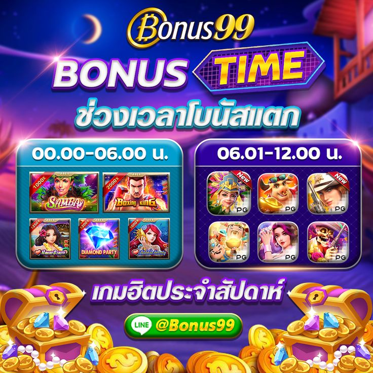 เวลาโบนัสไทม์ (BONUS TIME) สำคัญอย่างไรกับสายสล็อต