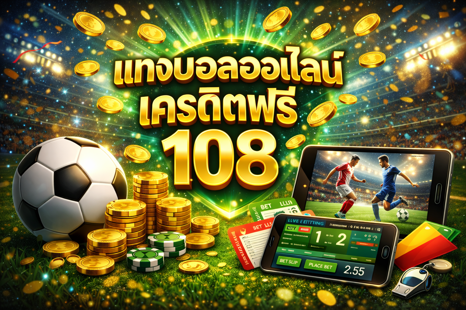 เครดิตฟรี 108 เริ่มต้นแบบไม่มีต้นทุน เหมาะทั้งมือใหม่และสายเล่นประจำ