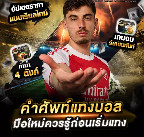 ศัพท์แทงบอล รวมคำศัพท์พื้นฐานที่ต้องรู้ก่อนเริ่มแทง
